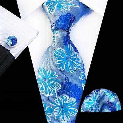 Dreiteiliger Anzug Paisley Fashion Business Herren Krawatte Inklusive Krawattentasche Handtuchmanschetten