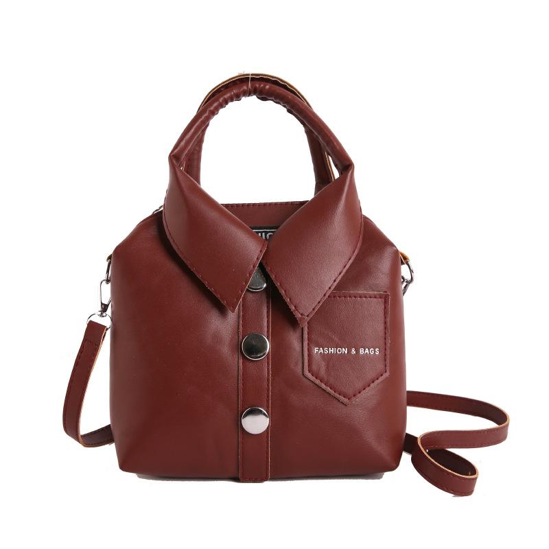 Niche gepersonaliseerde design handtas tas dames nieuwe mode casual shirt tas eenvoudige trendy schoudertas