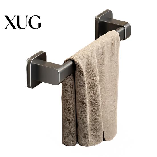 Wall-mounted Towel Rack Self-Adhesive Hand Bar Strong Load-bearing No-drill Easy To Install Bathroom Wall Mounted Hanger Removable