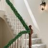 Christmas Tree PVC Lamp Rattan Christmas Wreath Door Hanging Christmas Decorations.