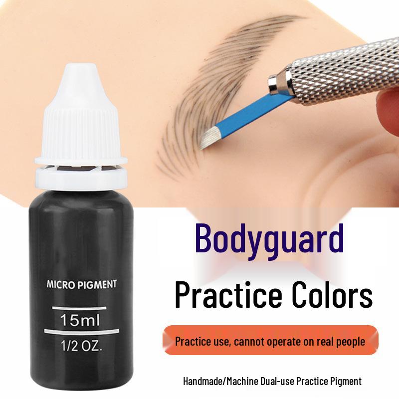 Baode Permanent Makeup Pigment til Øjenbryn, Læber og Eyeliner – Begyndervenligt og Nemt at Påføre.
