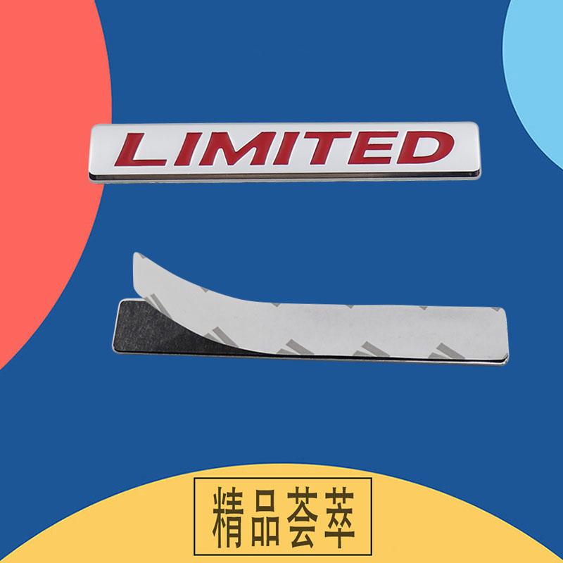 Metal 3D Limited Edition Sticker Auto Car Body Emblem Badge Sticker JDM Decal Door Bumper Trunk Chrome Emblem Car Styling Sticker