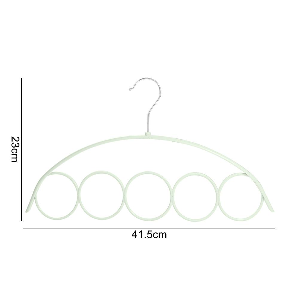 DIY Belt Rack Shawl Hanger Ties Hanger Storage Hanger Hook Organizer Holder Ring Rope Slots Holder