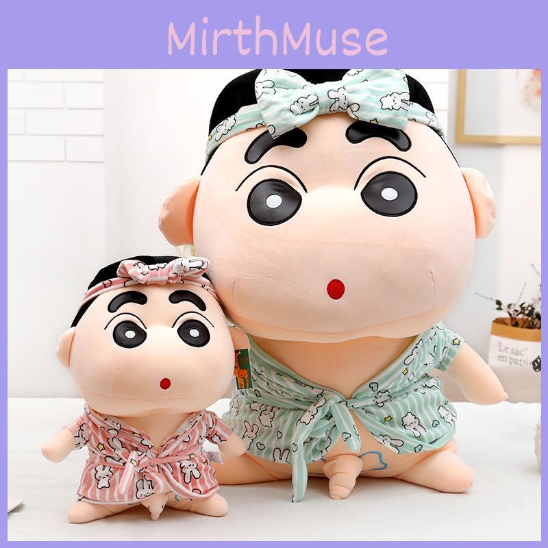 Crayon Shin Chan Cartoon Plush Toy Stuffed Doll Kid Bathrobe Character Dress Up