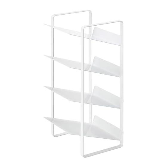 Yamazaki Jitsugyo Under Sink Bottle Stocker 4 Tiers White Approx. 20X20.5X40cm Tower Kitchen Stocker Stock Storage 4304