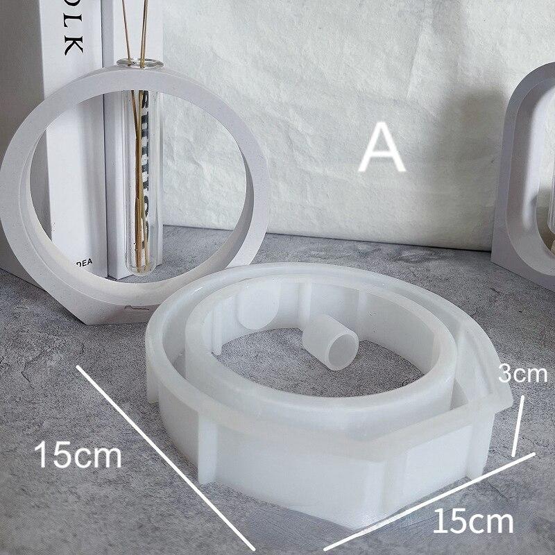 1 шт. арка прямоугольная круглая гидропонная гипсовая форма нерегулярная ваза — фото 3