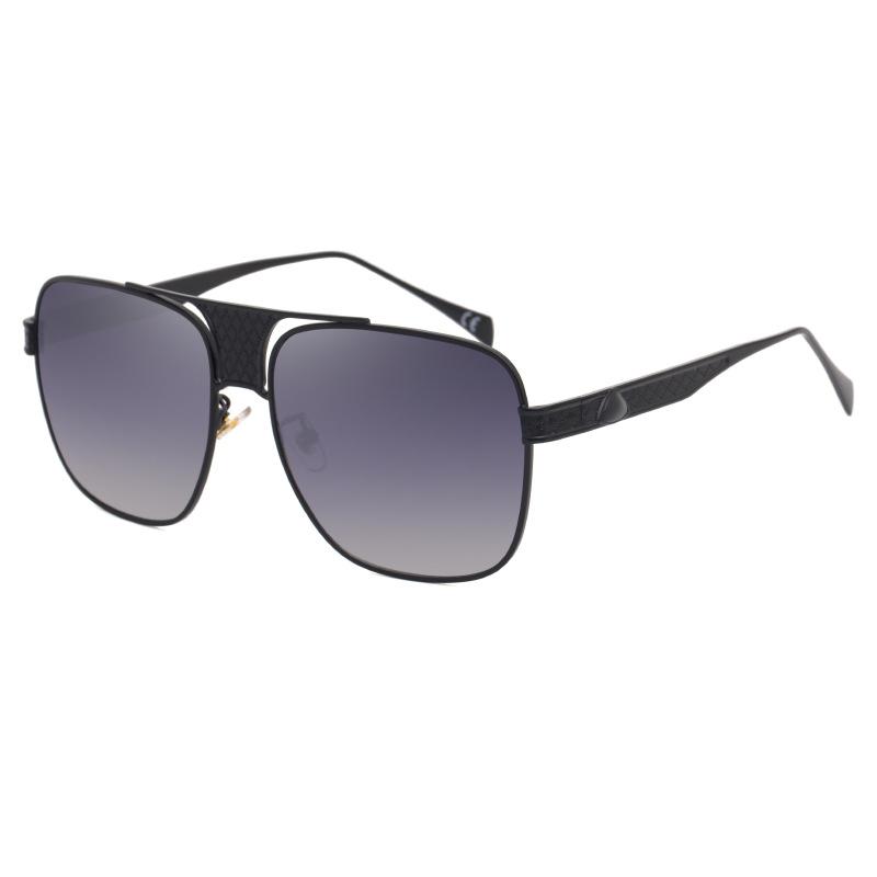 JYL TS Men's Square - Classic Metal Trendy Fashion Sunglasses 1255