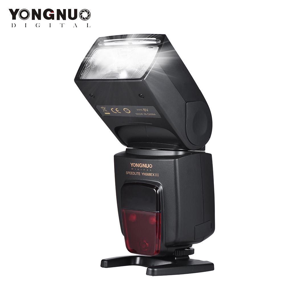 YONGNUO YN568EX III Kabelloser TTL-Slave-Blitz Speedlite GN58 1/8000s HSS unterstützt USB-Firmware