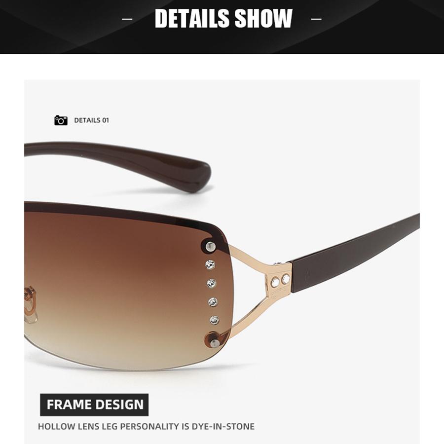 Fashion Sunglasses Y2K Spicy Girl Sunglasses Non-Polarized Fashion Accessory 