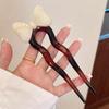 U-Shaped Hairpin Acetate Hair Bun Fashion Hair Sticks  for Women Girls