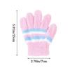 Cute Warm Kids Winter Gloves Windproof Full Finger Children Mittens Elastic Candy Color Baby Gloves for 6-9 Years Old Outdoor