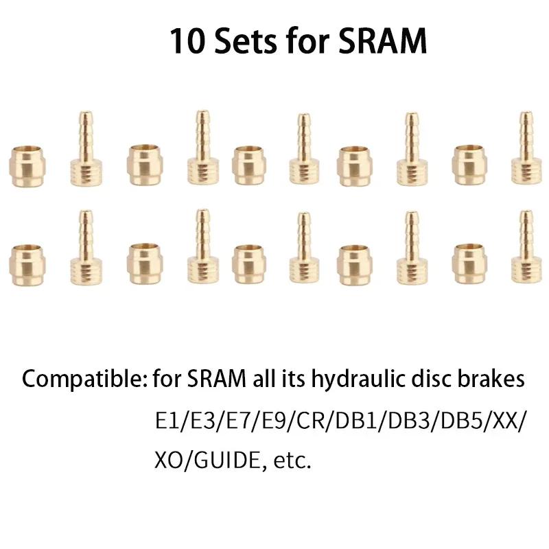 MEROCA 4/10/20set Mountain Bike Oil Needle Hydraulic Brake Olive Head For SHIMANO BH90 BH59 SRAM MAGURA TEKTRO Cycling Parts