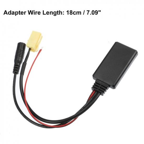 1 Set Car Bluetooth Wireless Adapter With Microphone For Fiat 500 ABS Black