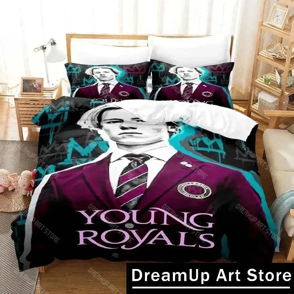 3D Print Young Royals Bedding Set Duvet Cover Bed Set Quilt Cover Pillowcase Comforter King Queen Size Boys Adult Bedding Set