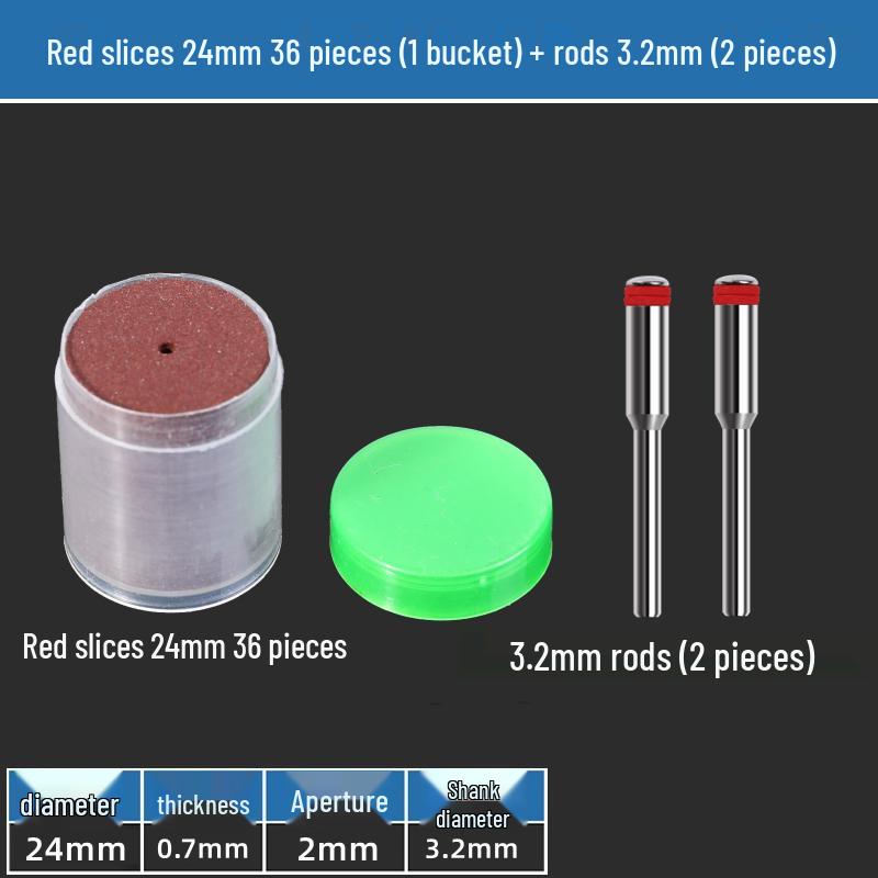 Small Resin Cutting Disc for Metal - Double Mesh Saw Blade & Mini Grinding Wheel