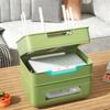 Nordic Stackable Desk Organizer Aesthetic Tv Wire And Cable Cover Storage Organizer Wifi Router Hidden Office Desk Accessories