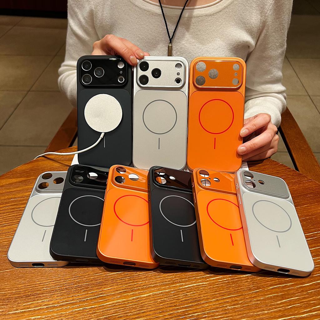 Sihuan Ke Magnetic Wireless Charging Case for iPhone 17 Pro - Orange