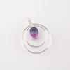 Pink Bio Tourmaline Gemstone 925 Sterling Silver Jewelry Handmade Pendant 1.65" PP-61-53