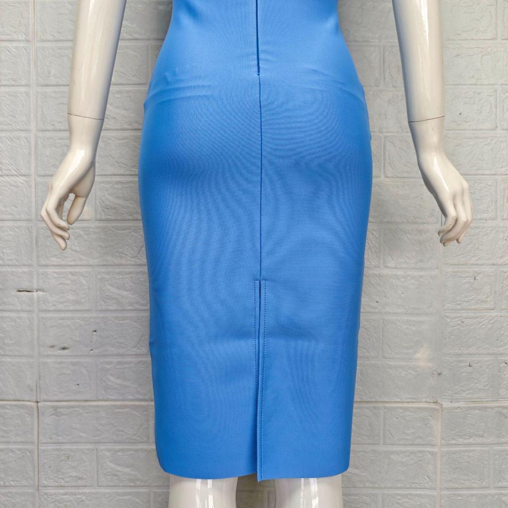 Elegant Rhinestone Bandage Evening Dress