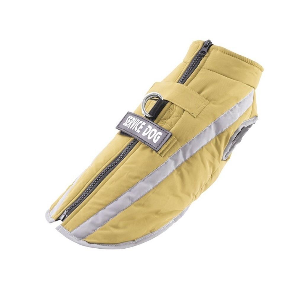 Dog Accessories Waterproof Winter Dog Coat Reflective Windproof Dog Vest Jacket Fleece Lining Comfort Dog Windbreaker Hiking