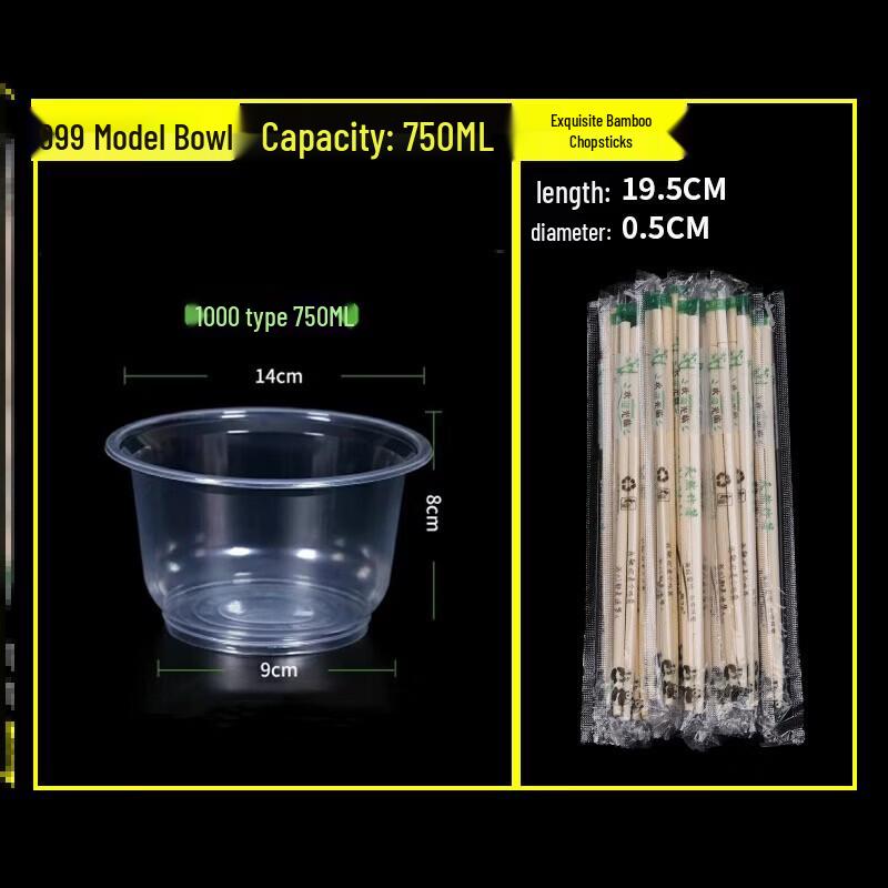 Disposable Plastic Takeaway Bowl