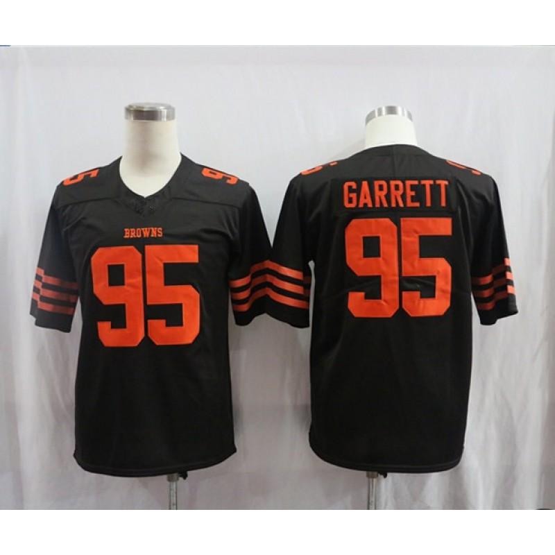 Mens American Football Jersey Brown Team Beckham Jr 13 Mayfield 6 Retro Style Fan Wear Rugby Sports