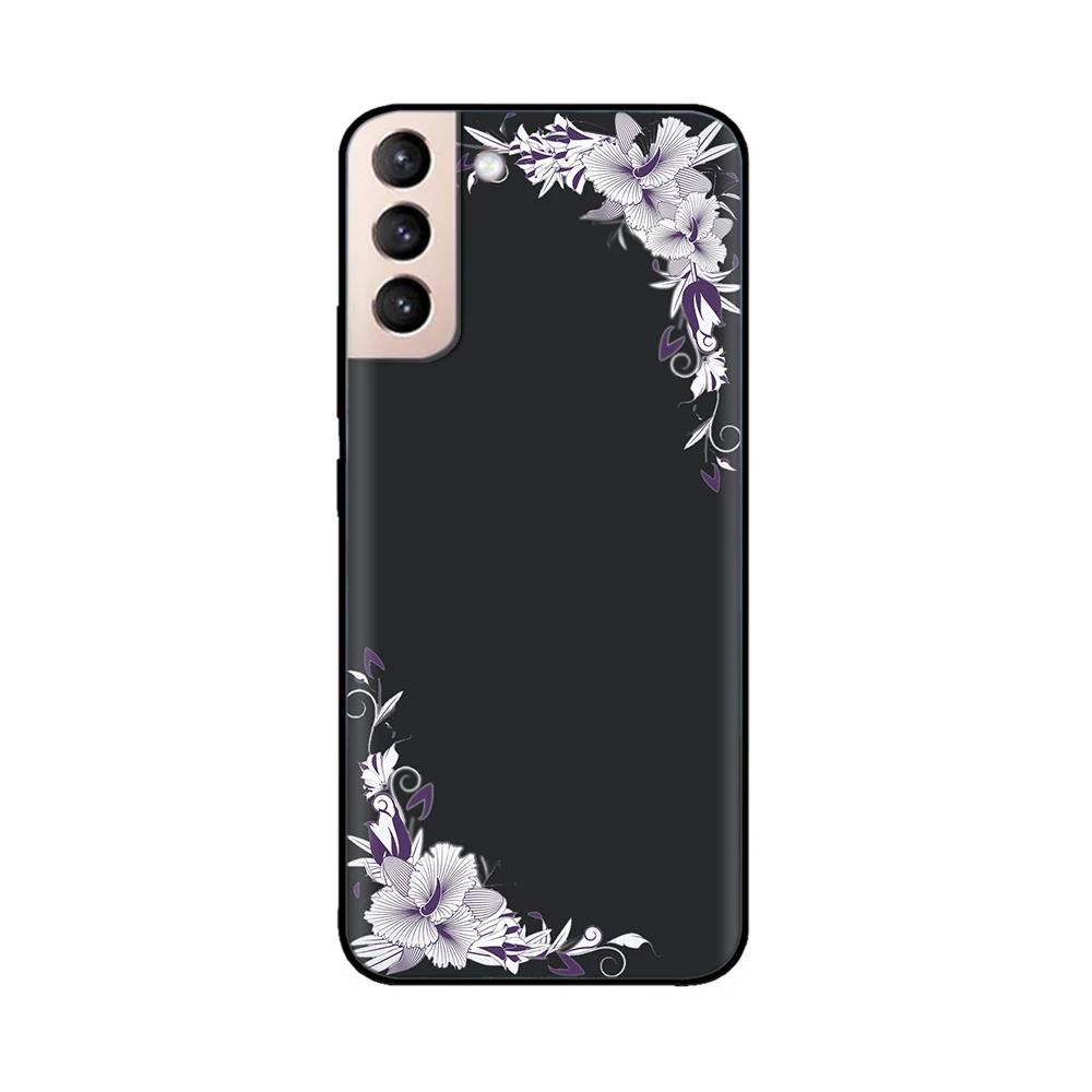 For Samsung Galaxy S21 Plus Case Soft Black Silicone Cover Protective Shell For Samsung Galaxy S21 Plus Ultra S21+ FE 5G Case