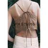 Spring and Summer New Women's Clothing Camisole V Neck Sleeveless Contrast Color Beaded Embroider Tops 4786001