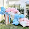 Pastel Pink Balloons Garland Baby Pink Blue Balloon Arch Kit Baby Shower Gender Reveal Birthday Party Wedding Decoration Globos
