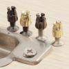 100/10x Strong Hardware Expansion Nut Cabinet Hinge Mounting Kit Sturdy Easy Install Tool Drawer Door Repair Fastener Furniture