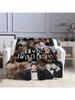 3D Evan Peters Pattern Printed Blanket Fashion Keeps Warm Beautiful Blankets Soft And Comfortable Blanket Birthday Gifts