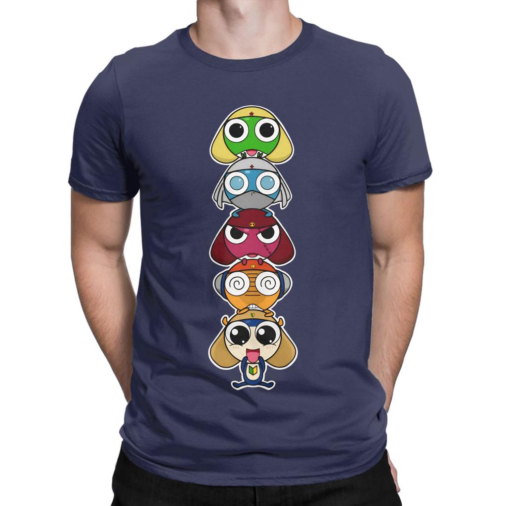 Men Womens TShirt Leap Frogs In Space Sgt Frog Keroro Vintage Cotton Tees Short Sleeve T Shirt Crew Neck Clothes New Arrival