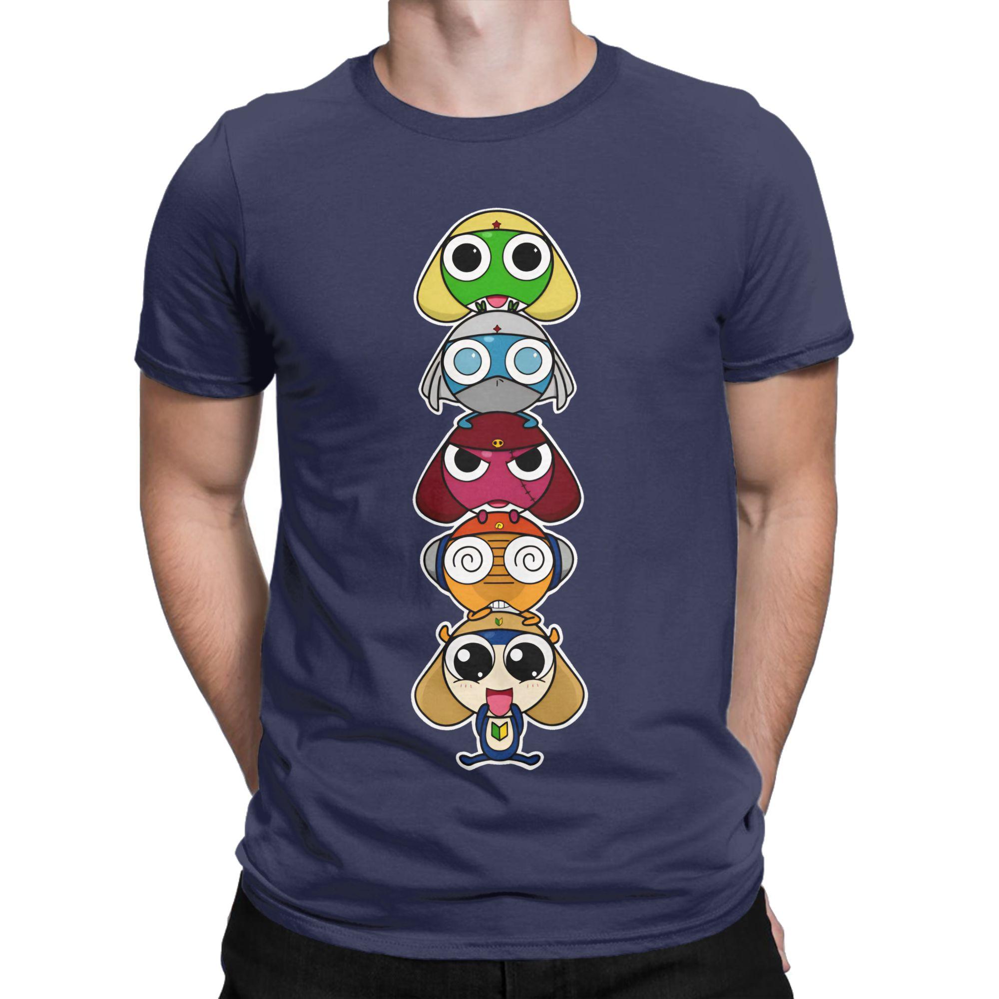 

Men Womens TShirt Leap Frogs In Space Sgt Frog Keroro Vintage Cotton Tees Short Sleeve T Shirt Crew Neck Clothes New Arrival 4XL