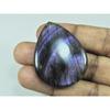 34X43X06MM Natural Purple Spectrolite Labradorite Pear Cabochon Gemstone G-58