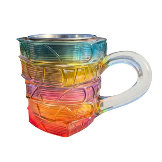 

Painted Book Mug 11 Oz 3D Librarian Coffee Mug Quirky Tea Cup Gift