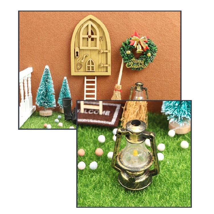 1/12 Scale Dollhouse Miniature Xmas Style Model Living Room Furniture Ornaments