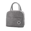 Handheld Large Capacity Oxford Cloth Insulated Lunch Bag for Students