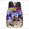 Dragons Ball Backpack Student Goku Vegeta Cartoon Anime Schoolbag Waterproof Large Capacity Men Rucksack Bookbag Stationery Gift