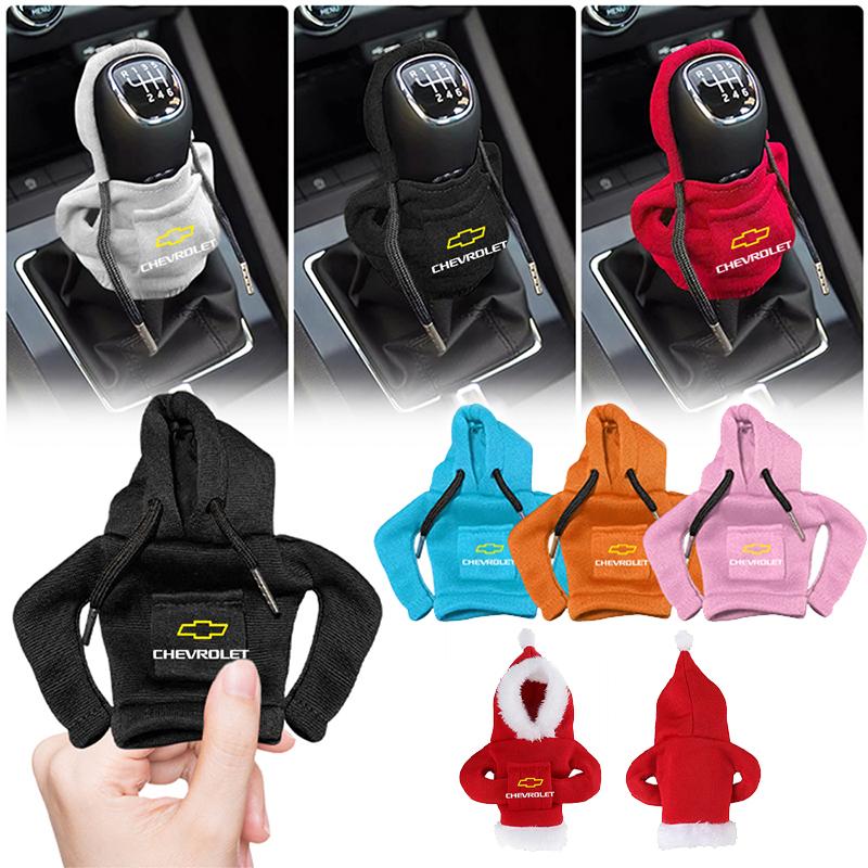 Hoodie Car Gear Shift Knob Cover Manual Handle Sweatshirt Cover For Chevrolet Orlando Sail Malibu Colorado Trax Silverado Corsa