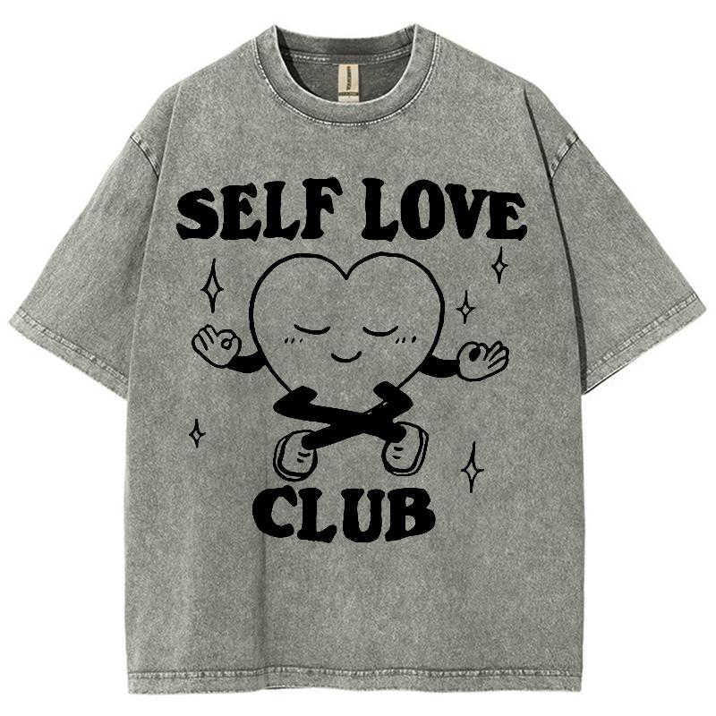 Vintage Style Heart Letter Print Women's Cotton T-Shirt High Quality Oversized Unisex Short Sleeve Casual Tees