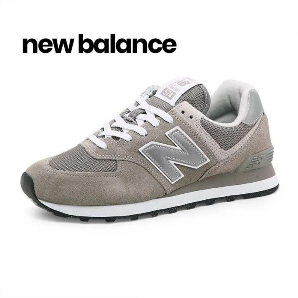 [New Balance] Women s 574 Grey Sneakers (WL574EVG)