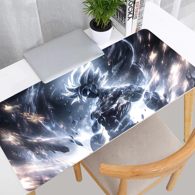 Tappetini Mouse Anime Dbz Oversize per Gamer Tappetino Esteso per Scrivania Pad per Tastiera Notbook Accessori da Gioco Dragon Ball Tappetini Mouse Colorati