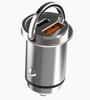 60W Mini PD USB-C Car Charger for Apple & Huawei with QC3.0 Compatibility