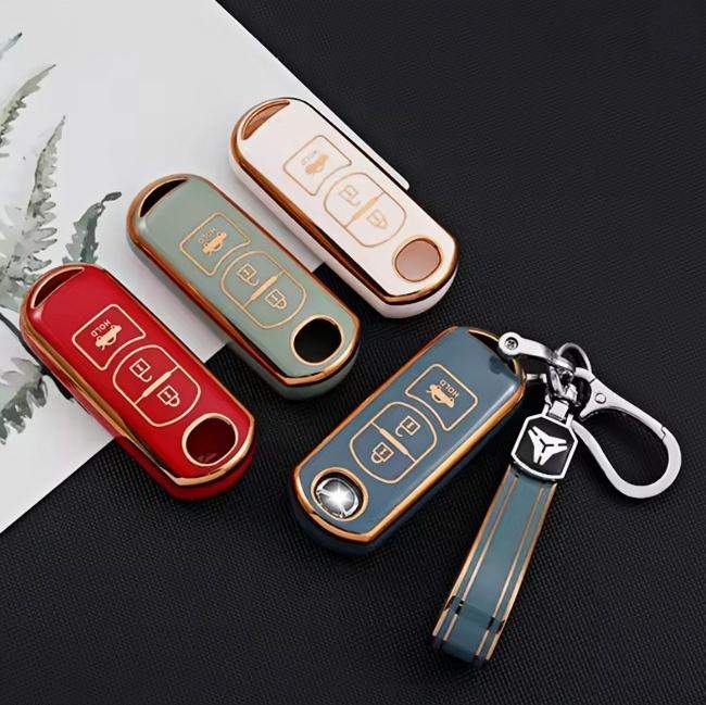 Phnom Penh  2/3/4 Button TPU Car Remote Key Case Cover Fit for Mazda 2 3 6 Axela Atenza CX-5 CX5 CX-7 CX-9 2014 2015 2016 2017 2018