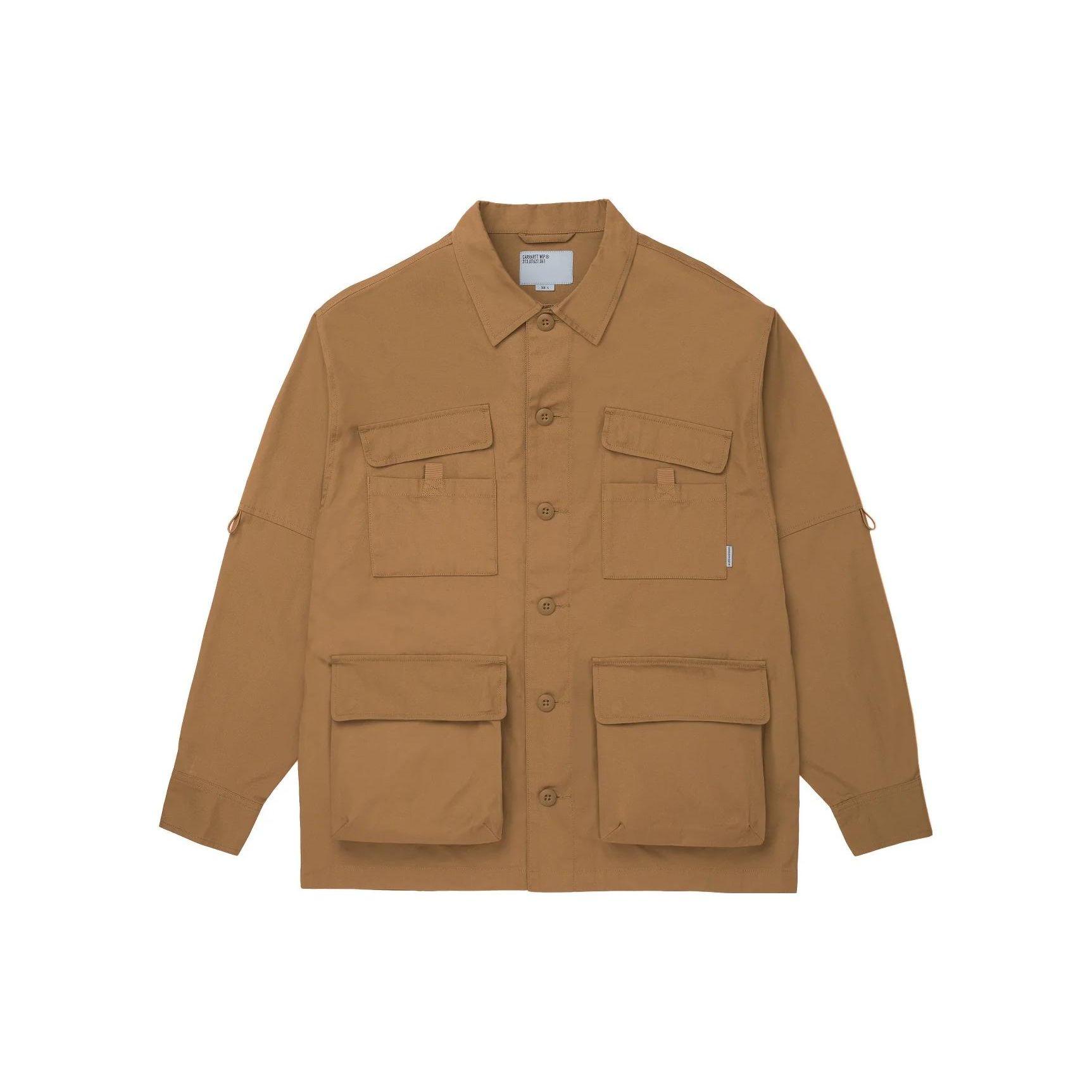 Carhartt WIP Solid Color Multi-Pocket Single-Breasted