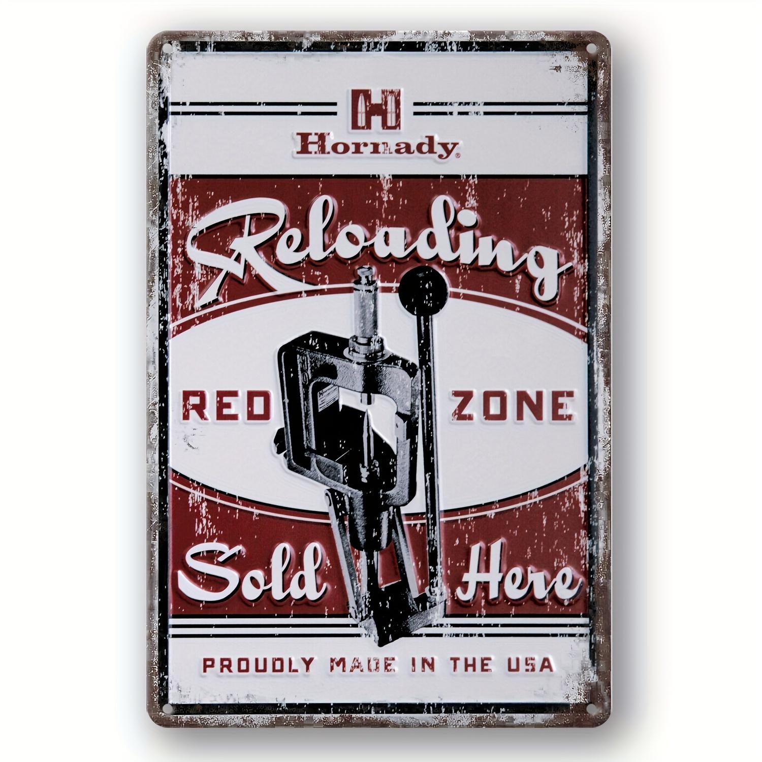 

Hornady Reloaded Red Zone Metal Sign - 7.87 x 11.81 , Aluminum Wall Decor for Home Bars, Cafes, Garages and Men s Caves - W 20x30cm（7.8x11.8inch）