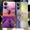 Fundas For Vivo V50 Lite 5G Popular Flowers Cartoon Soft Silicone Phone Back Cover For Vivo V50 V50 Lite 5G 4G Shell Casing Capa