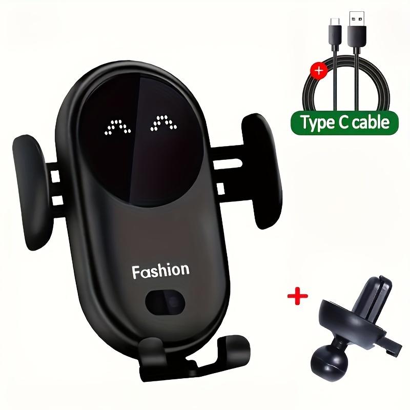 

Автоматическое инфракрасное индукционное автомобильное беспроводное зарядное устройство Автомобильный держатель для быстрой зарядки мобильного телефона Автомобильные аксессуары, офисные принадлежности, школьные принадлежности чёрный