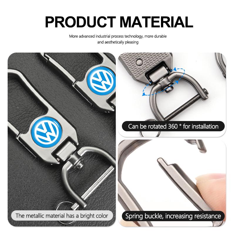 CUP1 Multi Purpose Car Keychain Storage Anti Loss Buckle Accessories For Volkswagen VW Golf 4 5 6 7 Polo Jetta Sagitar Magotan Passat