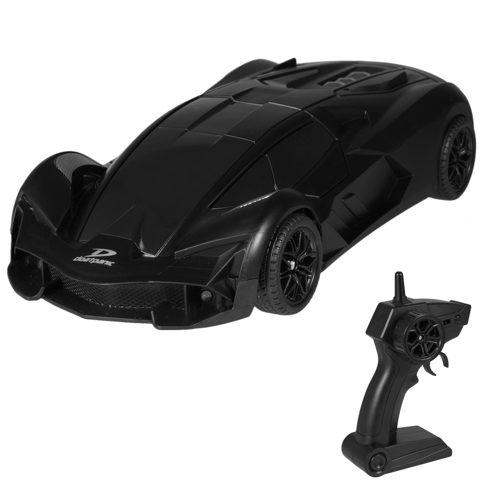 

Remote Control Car, 2.4GHz 1:20 Scale 4WD Racing Toy with LED Lights Drifting Tires, Rechargeable Model Vehicle for 1xBattery чёрный